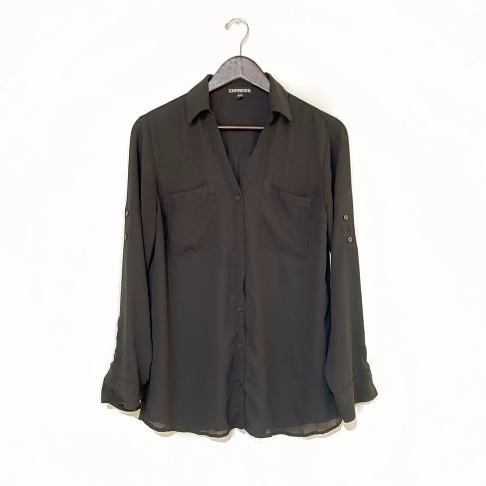 Express Portofino Shirt in Black